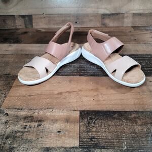 Unstructured By Clarks Un Bali Sling Sandals ,Rose Combination,9M